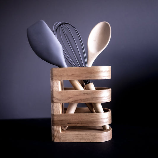 Lux Kitchen Utensils Pot Holder - Oak