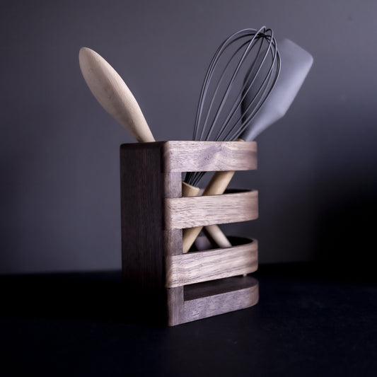 Lux Kitchen Utensils Pot Holder - Walnut