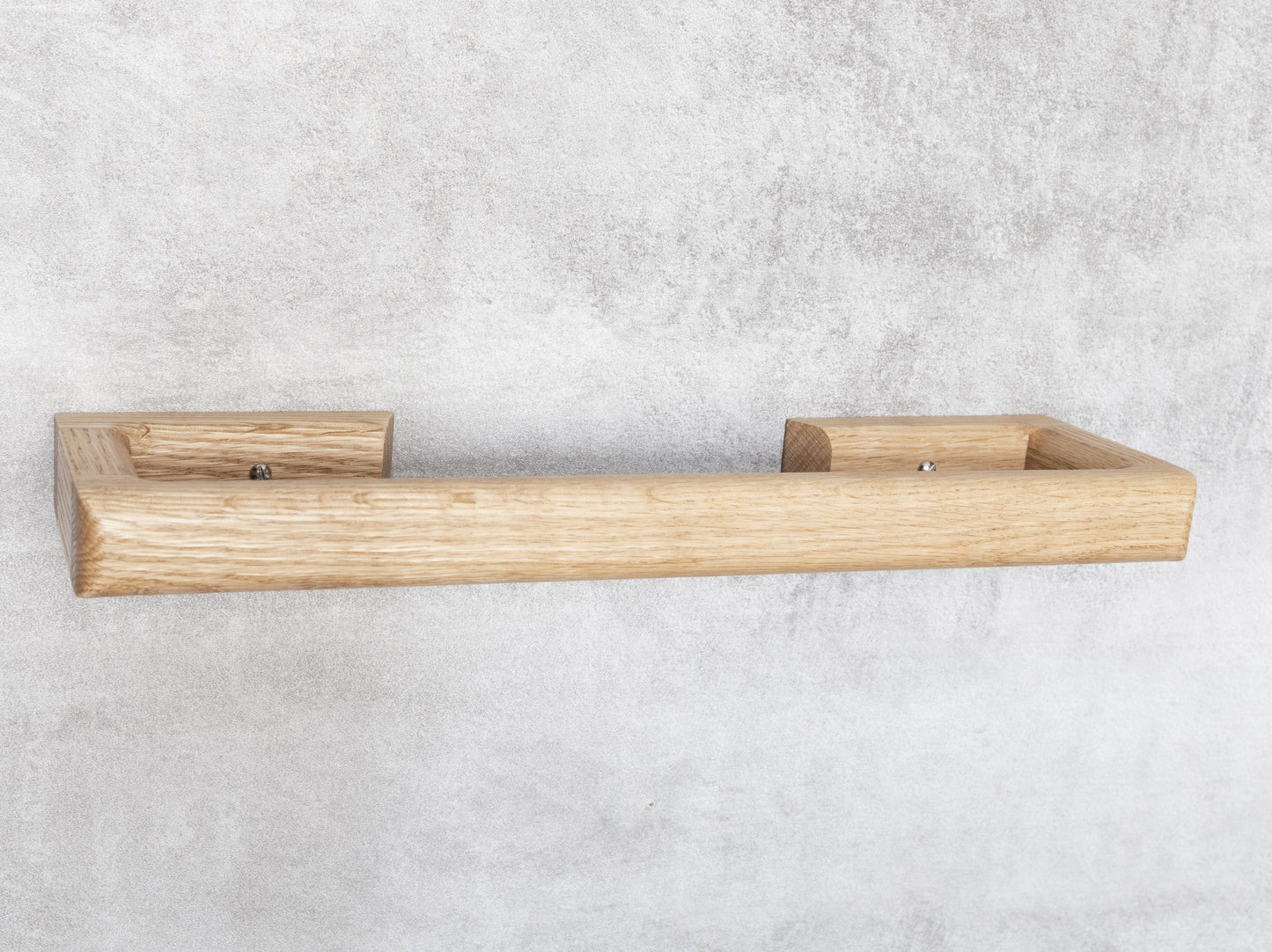 Oak towel bar