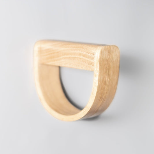 Duo I | Wall Mounted Headphone Holder - Oak