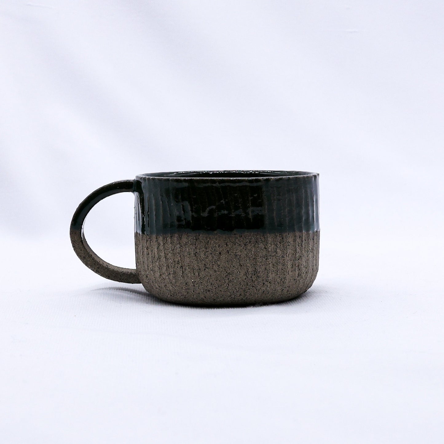 Bluverde Arte Handmade Ceramic Smoked Grey Stoneware Mug