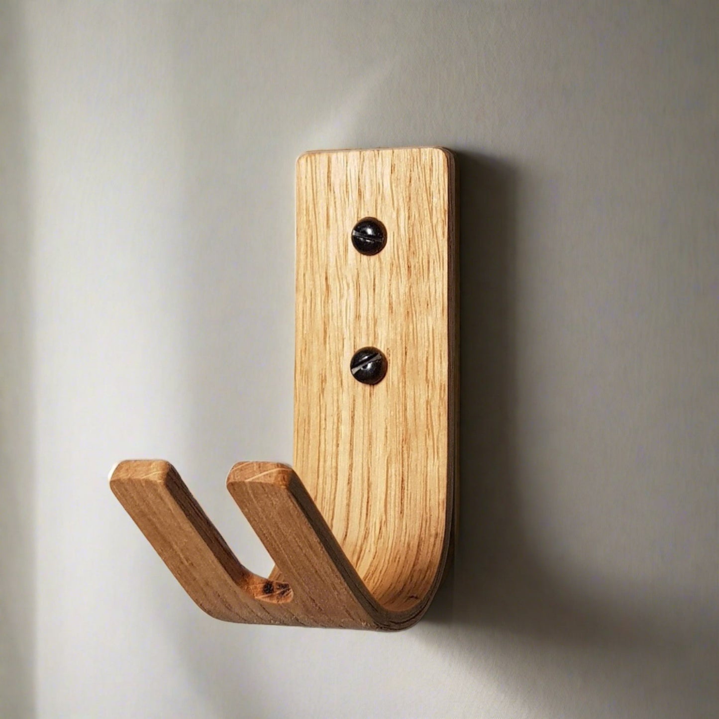 Monaco K | Set of 4 Wall Key Hooks - Oak - NOIR.DESIGN