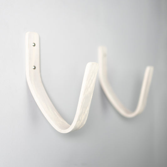 Waves 1.0 | Shortboard - Surfboard Wall Mounts | Nordic White