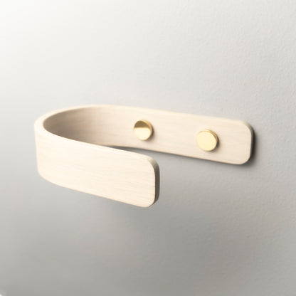 designer white curtain holdbacks, tie backs, brass by noir.design