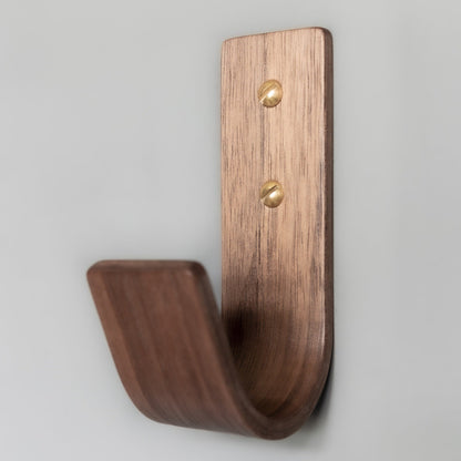 Walnut Hardwood Wall Hooks